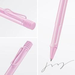 Długopis LAMY Safari 2D2, M, z niebieskim wkładem,, jasnoróżowy