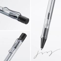 Długopis LAMY Safari 212, M, z niebieskim wkładem, transparentny