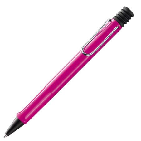 Długopis LAMY Safari 213, M, z niebieskim wkładem, różowy