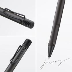 Długopis LAMY Safari 217, M, z czarnym wkładem, grafitowy