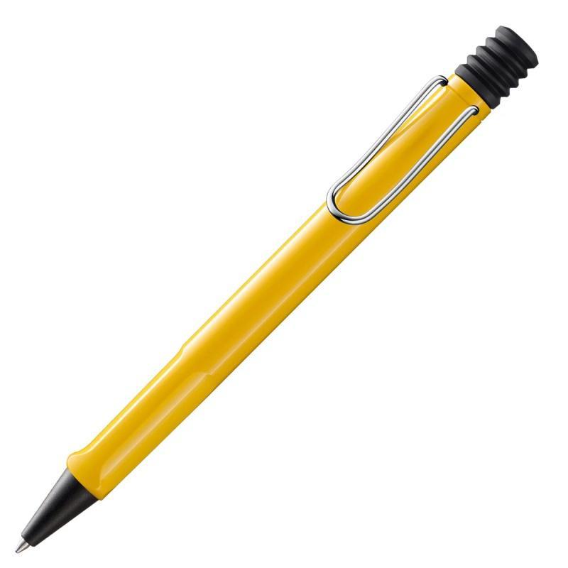 Długopis LAMY Safari 218, M, z niebieskim wkładem, żółty