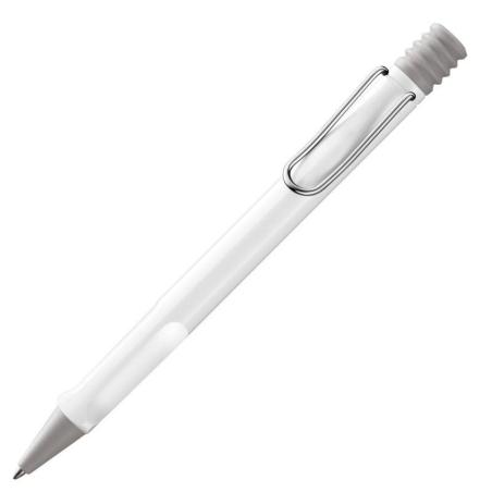 Długopis LAMY Safari 219, M, z niebieskim wkładem, biały