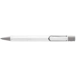 Długopis LAMY Safari 219, M, z niebieskim wkładem, biały