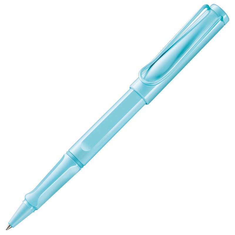 Pióro kulkowe LAMY Safari 3D1, M, z niebieskim wkładem, jasnoniebieski