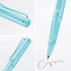 Pióro kulkowe LAMY Safari 3D1, M, z niebieskim wkładem, jasnoniebieski