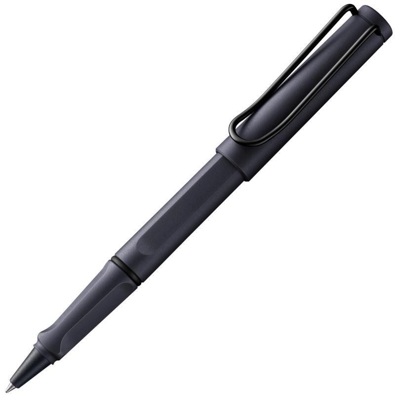Pióro kulkowe LAMY Safari 3E2, M, z czarnym wkładem, grafitowo-czarne