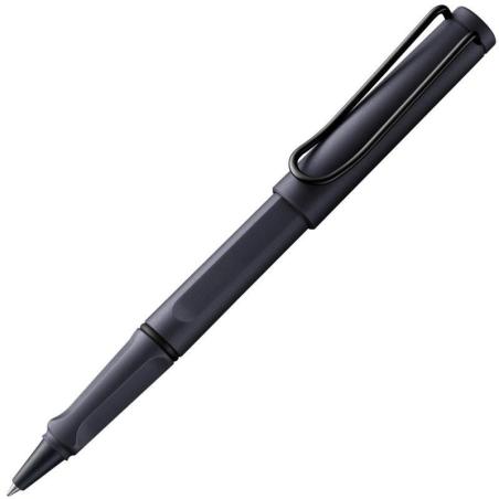 Pióro kulkowe LAMY Safari 3E2, M, z czarnym wkładem, grafitowo-czarne