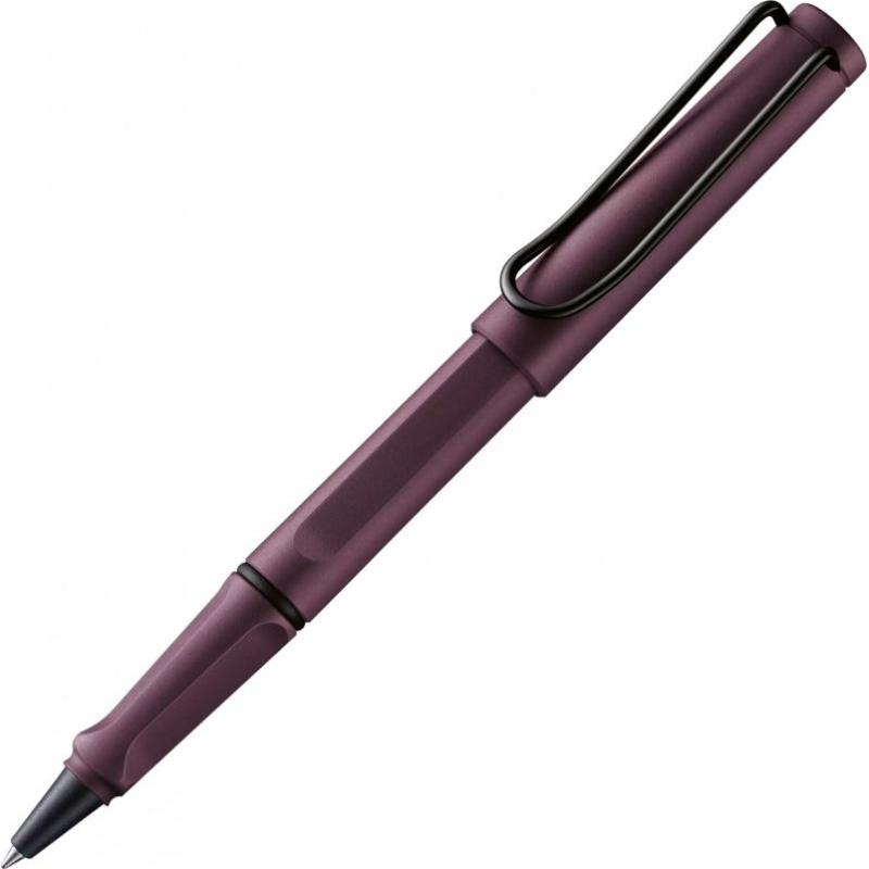 Pióro kulkowe LAMY Safari 3E3, M, z niebieskim wkładem, fioletowy