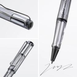 Pióro kulkowe LAMY Safari 312, M, z niebieskim wkładem, transparentny