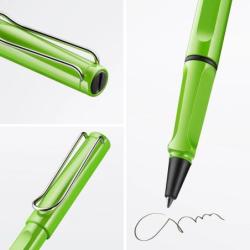 Pióro kulkowe LAMY Safari 313, M, z czarnym wkładem, zielone
