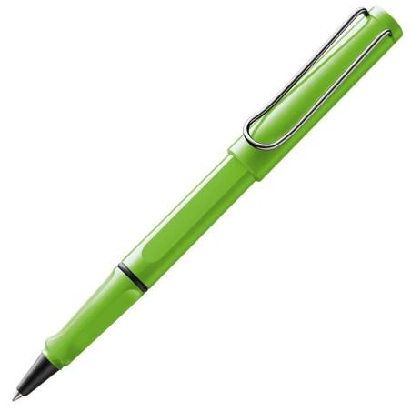 Pióro kulkowe LAMY Safari 313, M, z niebieskim wkładem, zielone