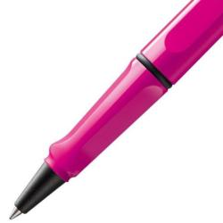 Pióro kulkowe LAMY Safari 313, M, z niebieskim wkładem, różowy