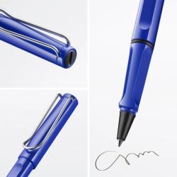 Pióro kulkowe LAMY Safari 314, M, z czarnym wkładem, niebieski