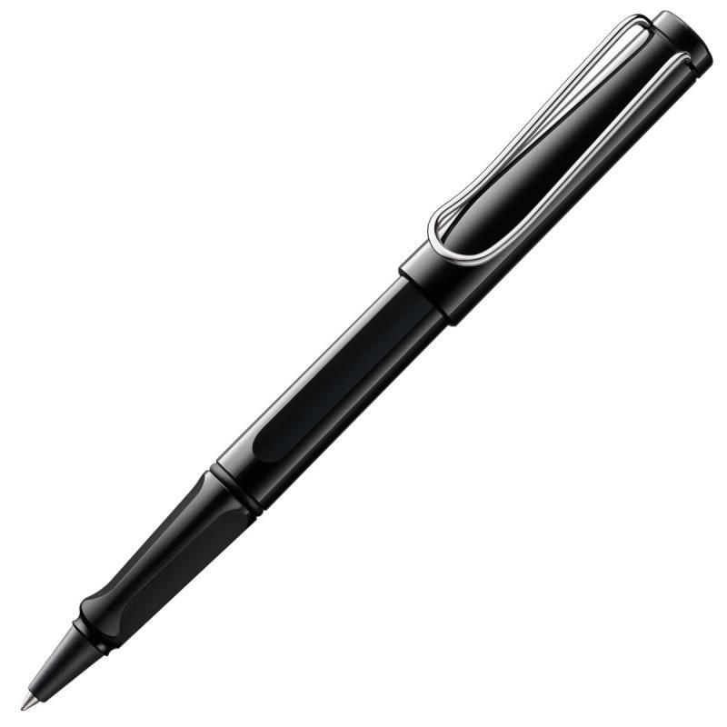 Pióro kulkowe LAMY Safari 319, M, z niebieskim wkładem, czarne