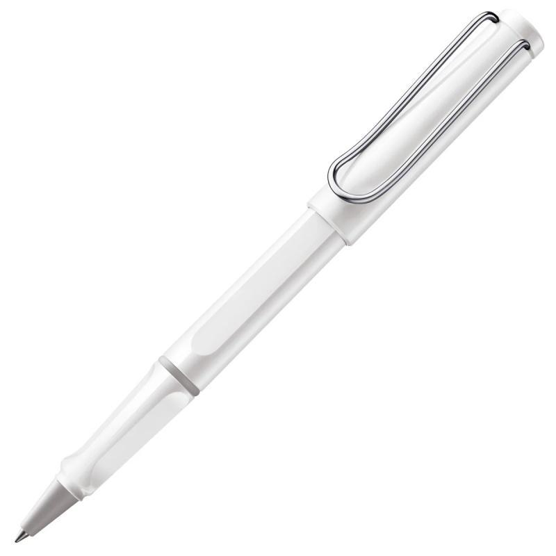 Pióro kulkowe LAMY Safari 319, M, z czarnym wkładem, biały