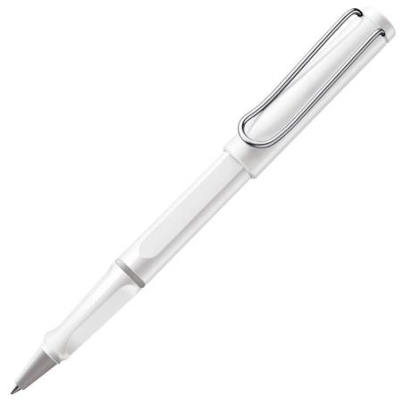 Pióro kulkowe LAMY Safari 319, M, z czarnym wkładem, biały