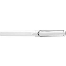 Pióro kulkowe LAMY Safari 319, M, z niebieskim wkładem, biały