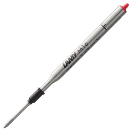 Wkład do długopisu LAMY M16, F, blister, czerwony