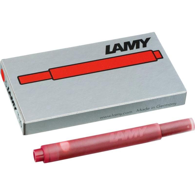 Naboje atramentowe LAMY T10, 5 szt., blister, czerwony