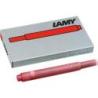 Naboje atramentowe LAMY T10, 5 szt., blister, czerwony