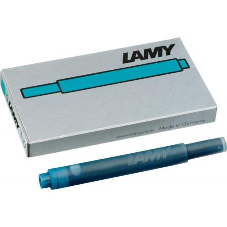 Naboje atramentowe LAMY T10, 5 szt., blister, turkusowy