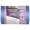 Worki na odpady DONAU EXPERT, klasyczne, LDPE, 35l, 50 szt., niebieskie