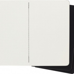 Zestaw 3 Zeszytów MOLESKINE Cahier Journals L (13x21cm) w kropki, 80 stron, czarny - 4