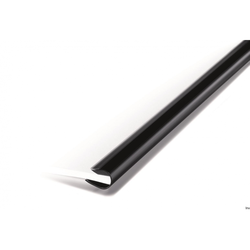 Grzbiety zaciskowe Durable A4 czarne 80 kartek 25 sztuk