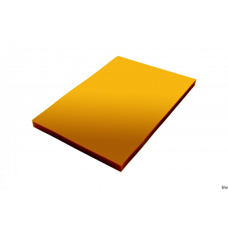 Folia do bindowania A4 Dotts przezroczysta żółta 0.20 mm opakowanie 100 sztuk