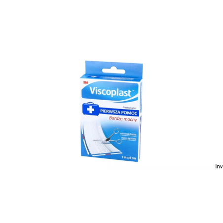 Plaster opatrunkowy tkaninowy 1m x 6cm biały Viscoplast 3M PRESTOVIS PLUS