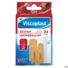 Zestaw plastrów VISCOPLAST 24 sztuki, 2 rodzaje, 5 rozmiarów, mix kolorów, wodoodporny i supermiekki