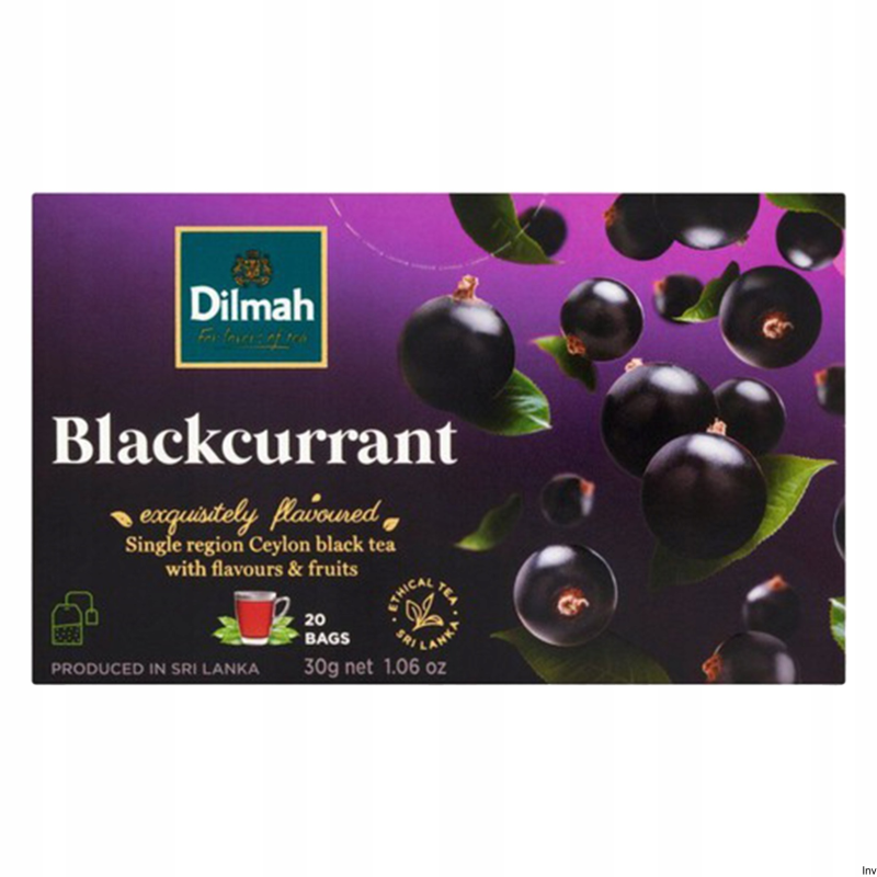 Herbata Dilmah Aromat Czarna Porzeczka 20 saszetek