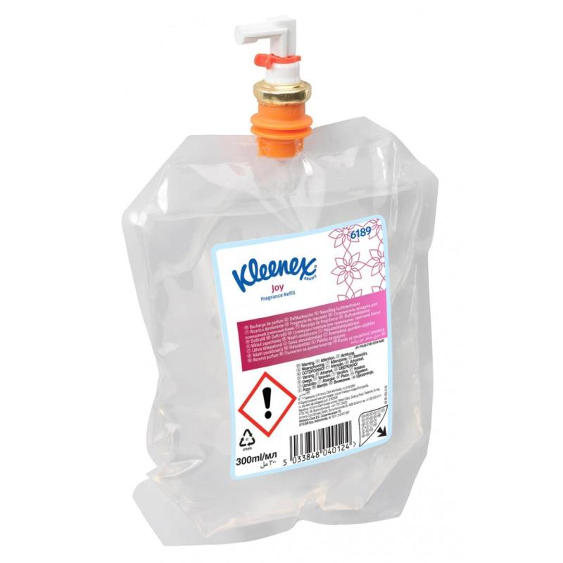 PAKIET Odświeżacz powietrza KLEENEX Joy, wkład 300 ml, bezbarwny