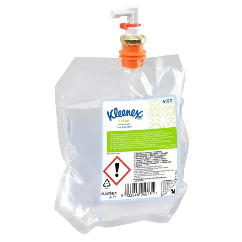 PAKIET Odświeżacz powietrza KLEENEX Fresh, wkład 300 ml, bezbarwny