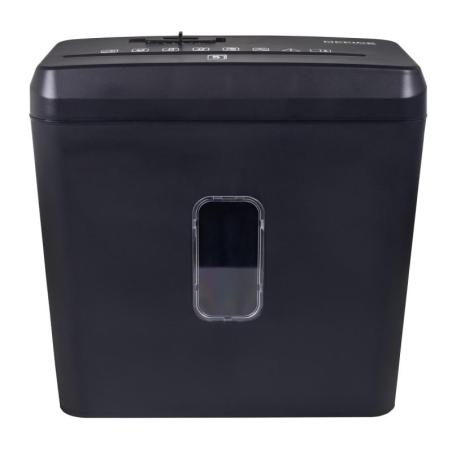 Niszczarka OFFICE PRODUCTS, ścinki, do 5 kartek A4, kosz 8l, czarna