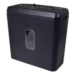Niszczarka OFFICE PRODUCTS, ścinki, do 5 kartek A4, kosz 8l, czarna
