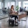 Niszczarka OFFICE PRODUCTS, ścinki, do 5 kartek A4, kosz 8l, czarna