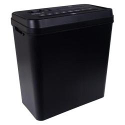 Niszczarka OFFICE PRODUCTS, paski, do 10 kartek A4, kosz 14l, czarna