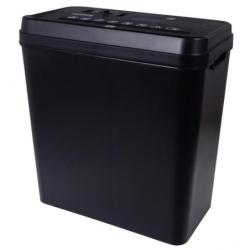 Niszczarka OFFICE PRODUCTS, paski, do 10 kartek A4, kosz 14l, czarna