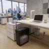 Niszczarka OFFICE PRODUCTS, paski, do 10 kartek A4, kosz 14l, czarna