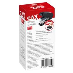 Zszywacz SAX 359 EasyPro M, zszywa do 20 kartek, 24/6, 26/6, czarny
