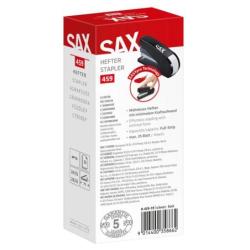Zszywacz SAX 459 EasyPro M+, zszywa do 25 kartek, 24/6, 26/6, czarny