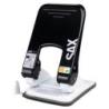 Dziurkacz SAX 558 EasyPro L, dziurkuje do 50 kartek, czarny
