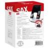 Dziurkacz SAX 558 EasyPro L, dziurkuje do 50 kartek, czarny