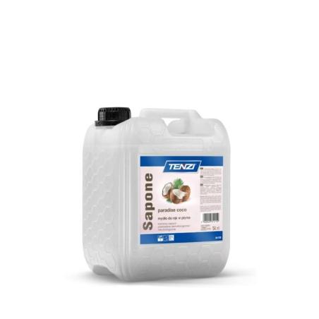 Mydło w płynie TENZI, zapach kokosowy, Sapone Paradise Coco, 5l