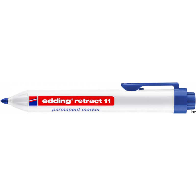 Edding marker permanentny automatyczny niebieski 1,5-3 mm retract11/003/N