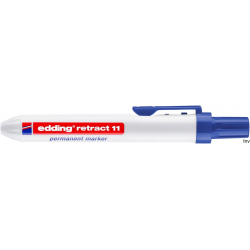 Edding marker permanentny automatyczny niebieski 1,5-3 mm retract11/003/N