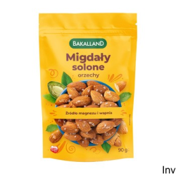 Migdały solone 90g Bakalland