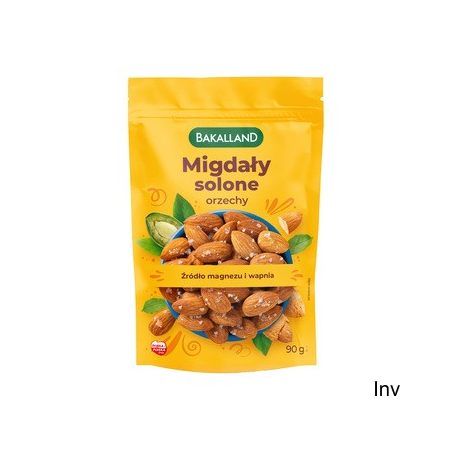 Migdały solone 90g Bakalland
