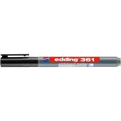 Marker Edding 1mm czarny do tablic suchościeralnych z okrągłą końcówką 361/001/C